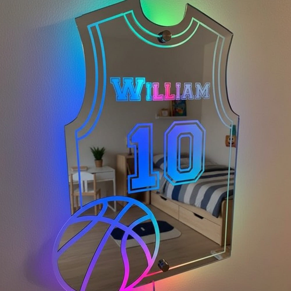 Koripallopelaaja | Henkilökohtainen LED-peili
