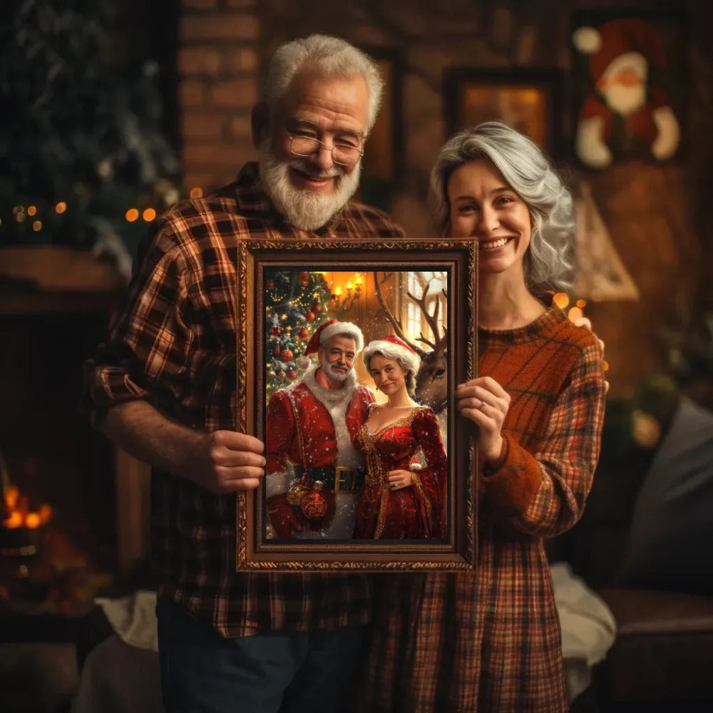 Mr & Mrs Claus | Tilpasset Portrett