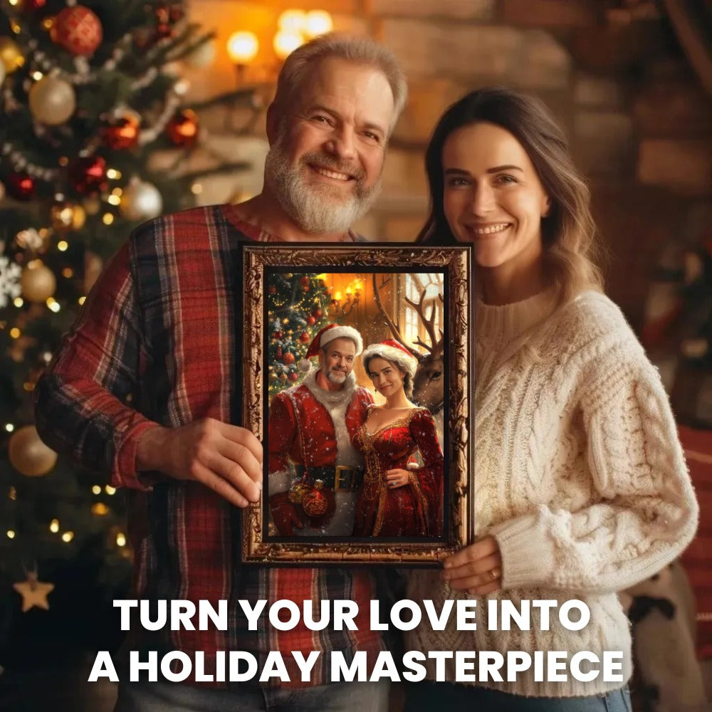 Mr & Mrs Claus | Tilpasset Portrett