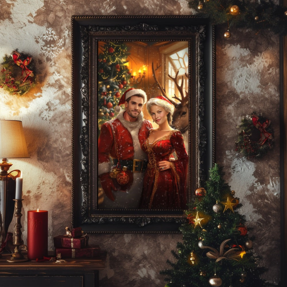 Mr & Mrs Claus | Tilpasset Portrett