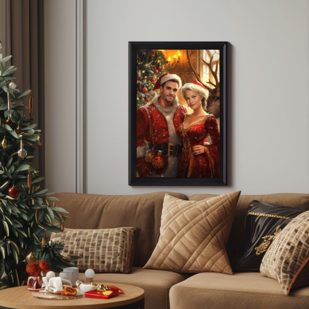 Mr & Mrs Claus | Tilpasset Portrett
