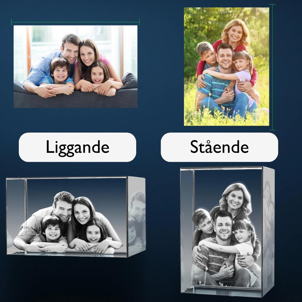 3D Photo Crystal | Rectangle