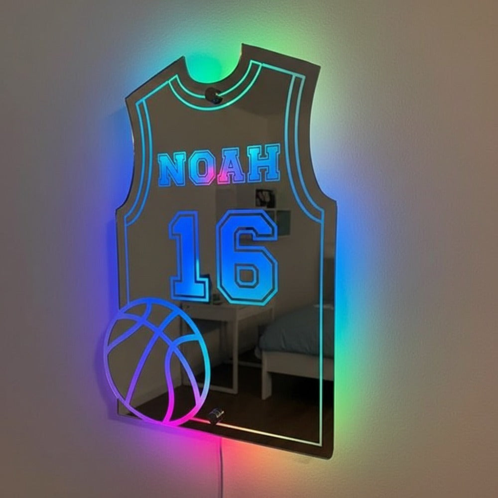 Koripallopelaaja | Henkilökohtainen LED-peili