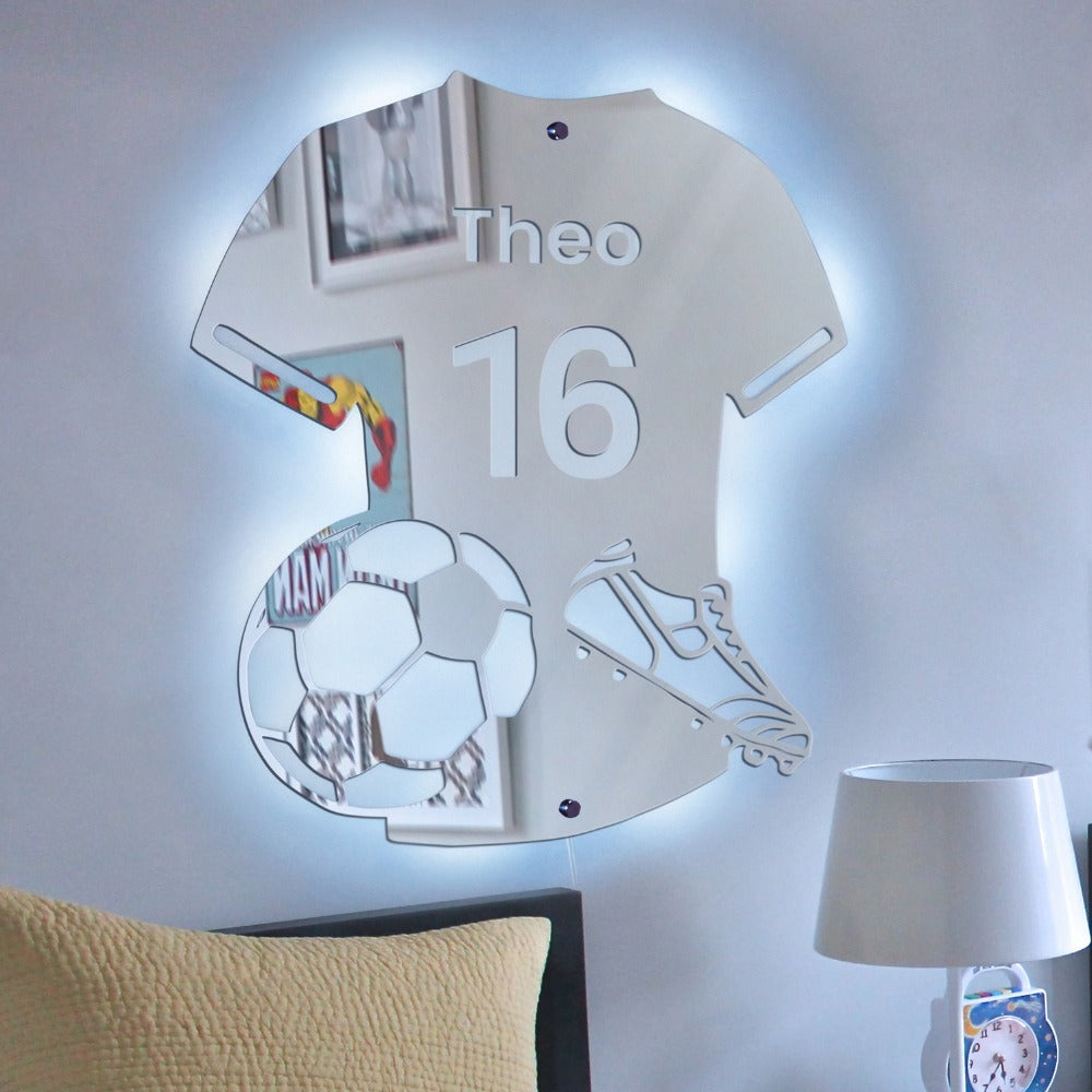Football Player | Personal LED Mirror