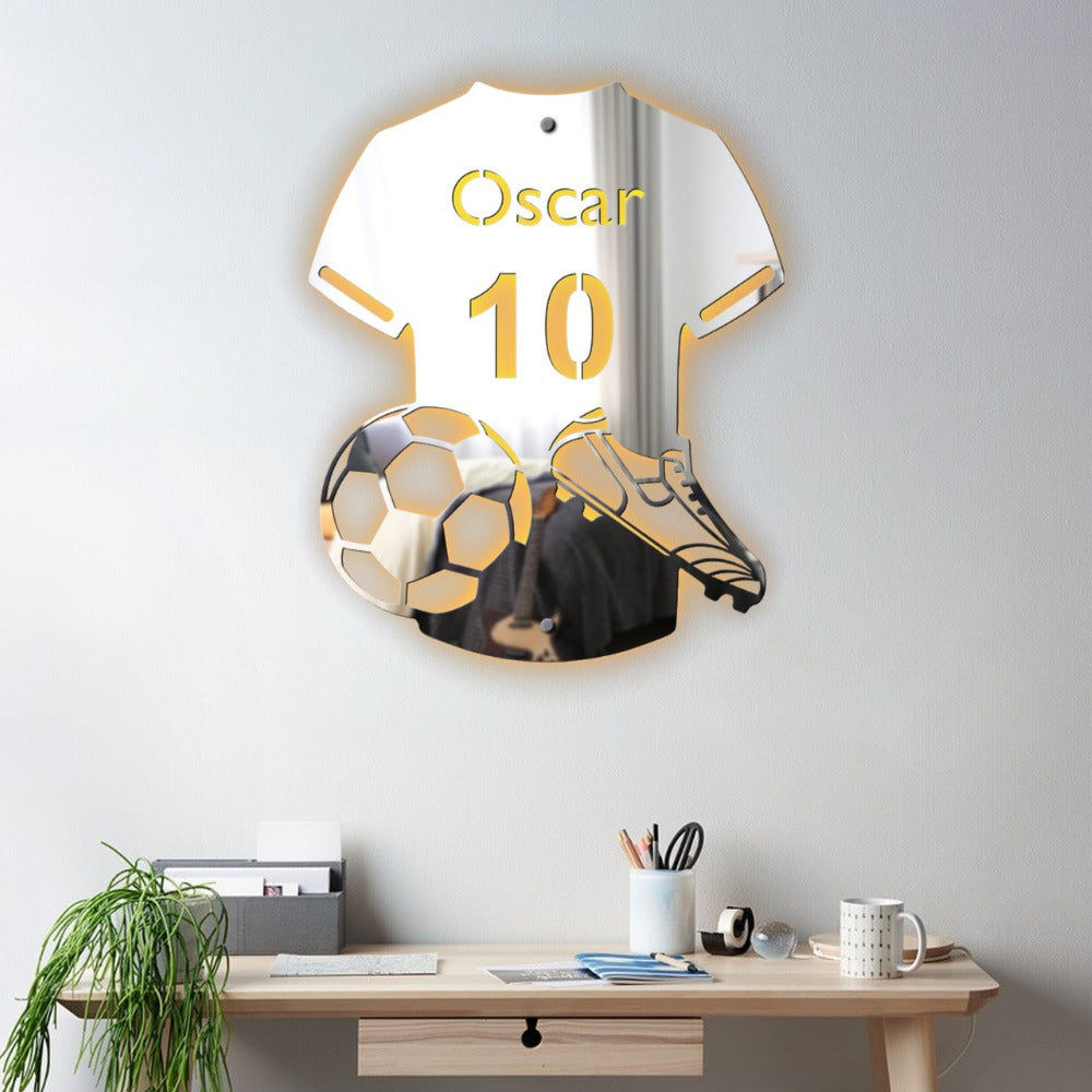 Football Player | Personal LED Mirror