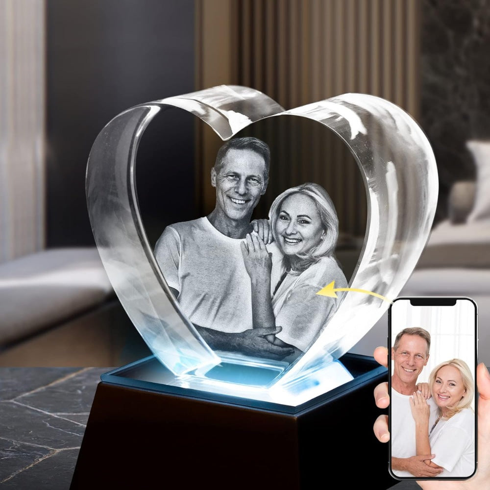 Cristal fotográfico 3D | Corazón