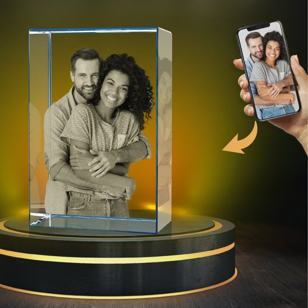 3D Photo Crystal | Rectangle